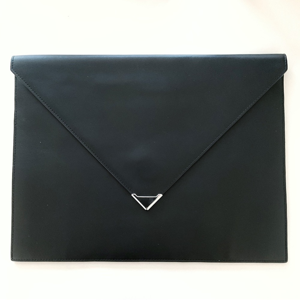 Alexander Wang Black Large Envelope Clutch